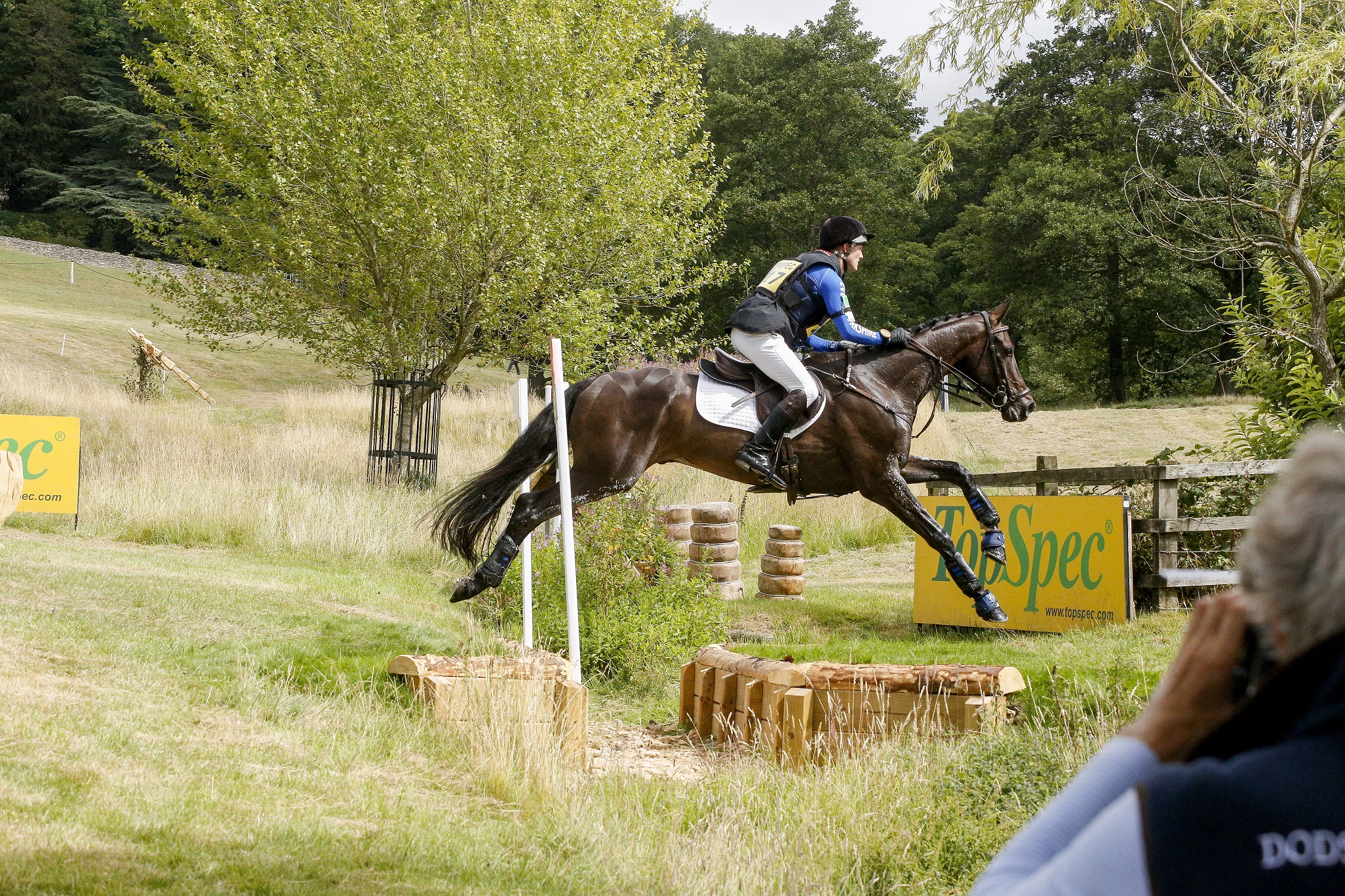 Noah Brook riding Deo Volente III